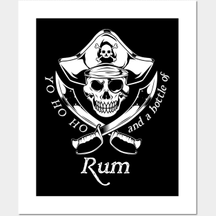 Yo Ho Ho and a bottle of rum Posters and Art